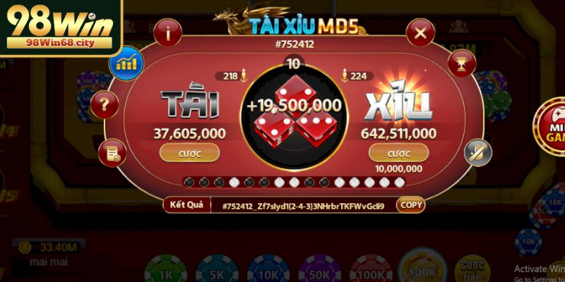 Tài Xỉu 98win - Thế Giới Cá Cược Hấp Dẫn Đầy May Rủi