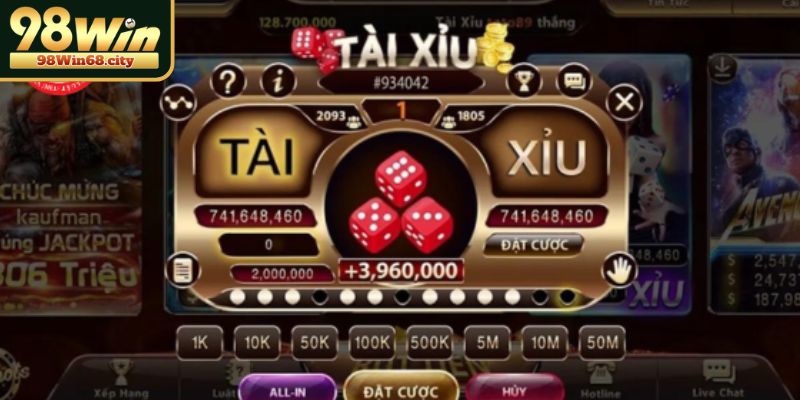 Tài Xỉu 98win - Thế Giới Cá Cược Hấp Dẫn Đầy May Rủi